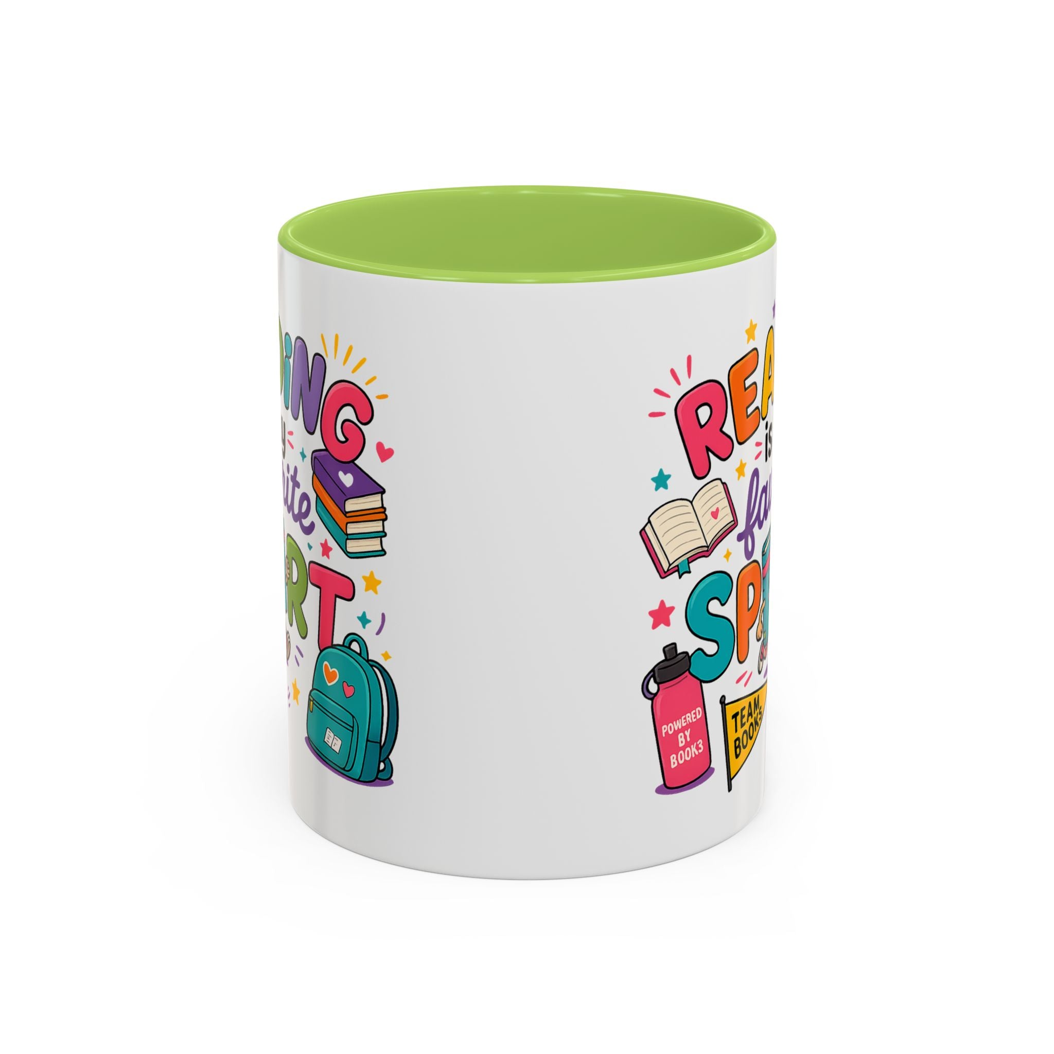 Reading Is My Favorite Sport Coffee Mug — Cute Book Lover Gift (11/15oz)