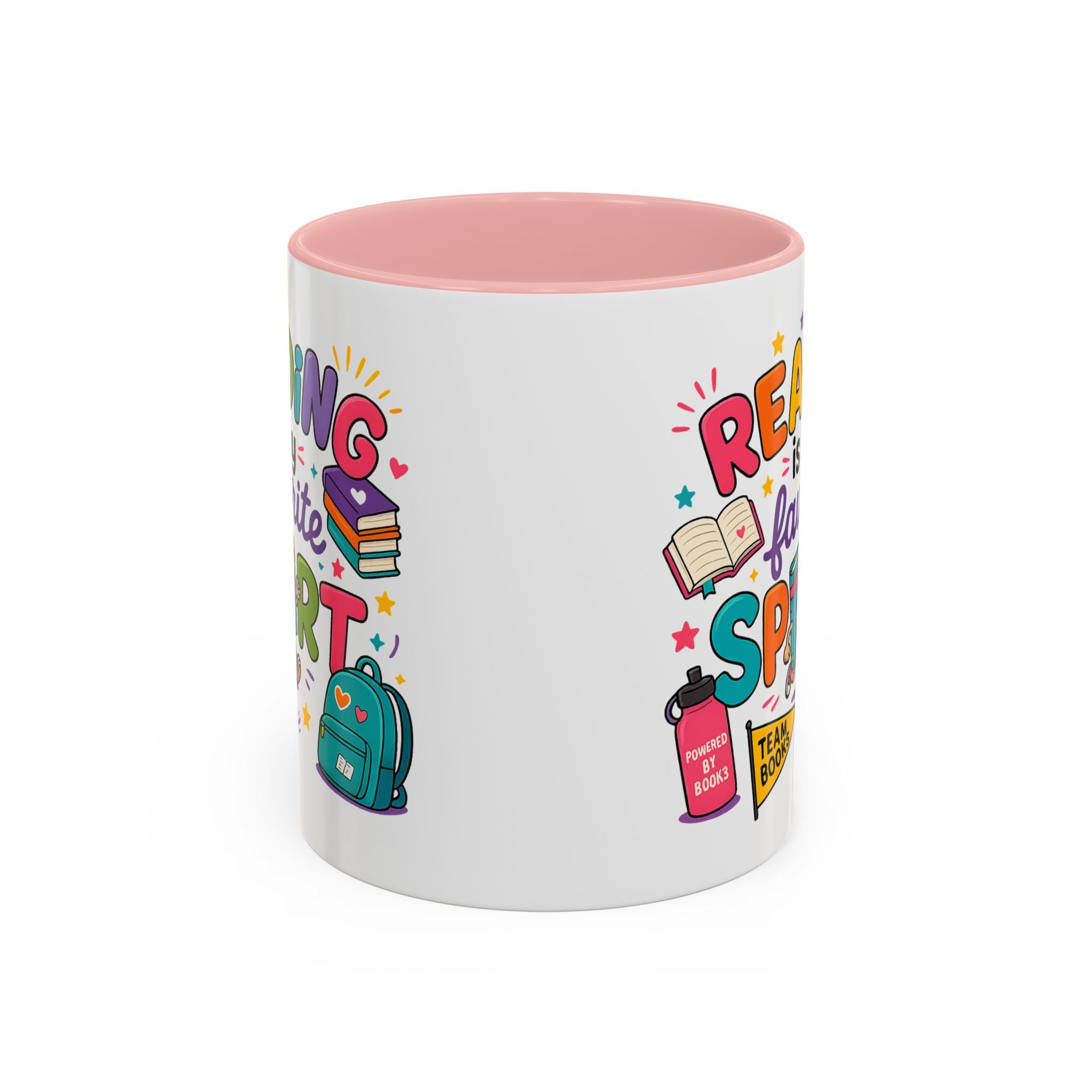 Reading Is My Favorite Sport Coffee Mug — Cute Book Lover Gift (11/15oz)