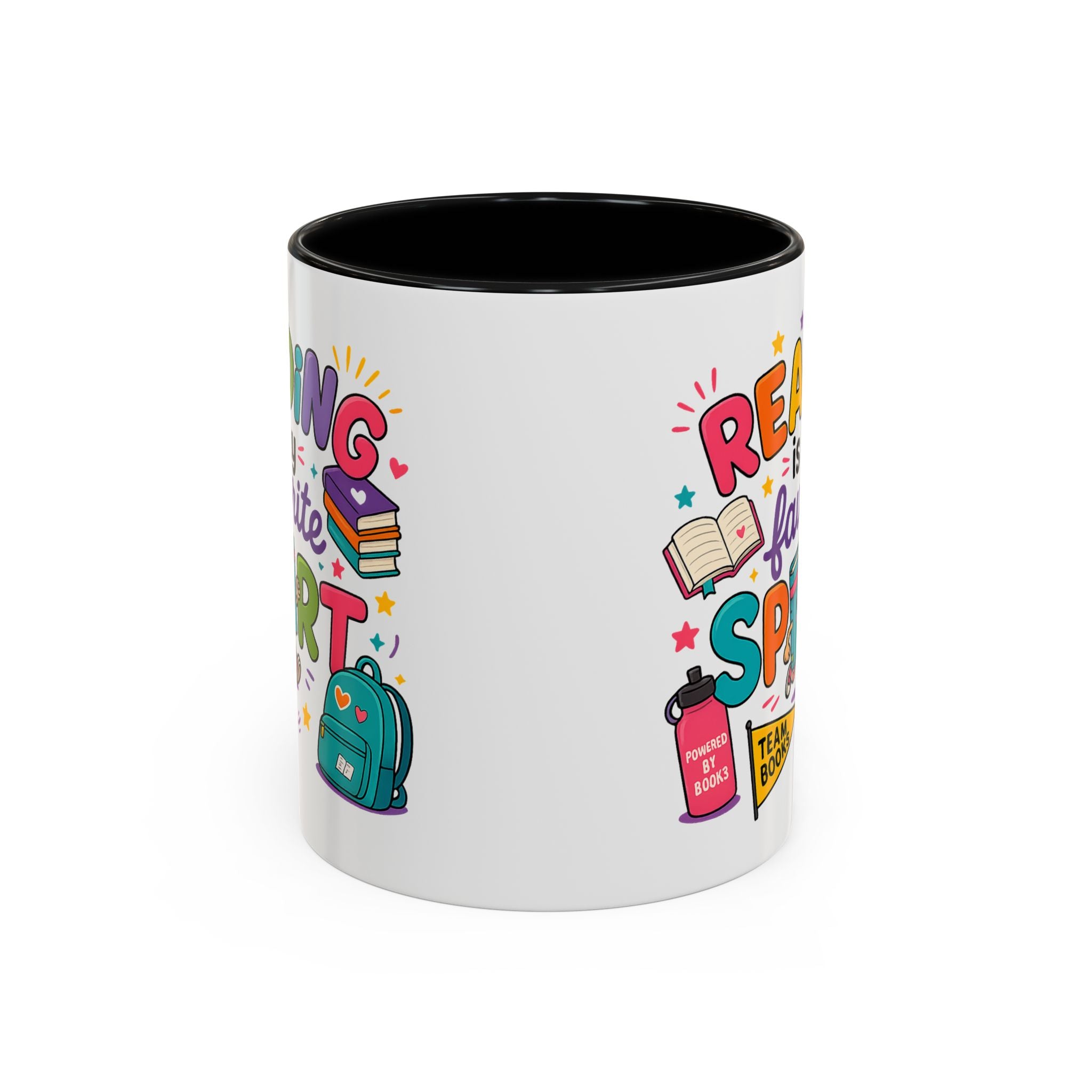 Reading Is My Favorite Sport Coffee Mug — Cute Book Lover Gift (11/15oz)