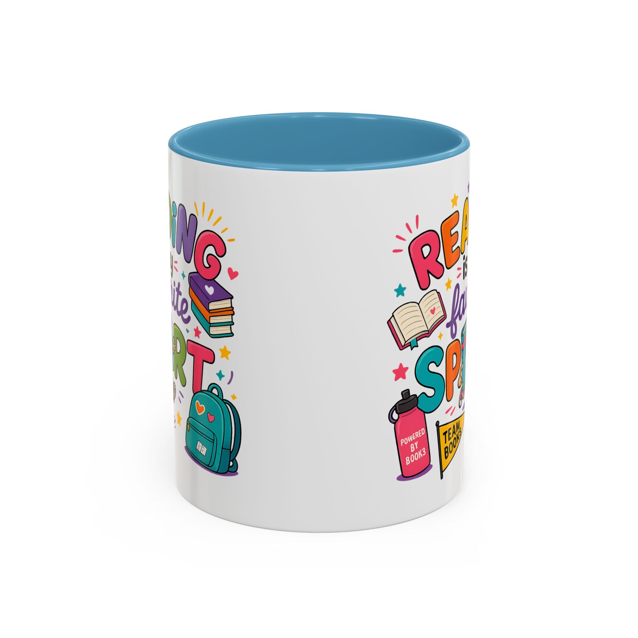 Reading Is My Favorite Sport Coffee Mug — Cute Book Lover Gift (11/15oz)
