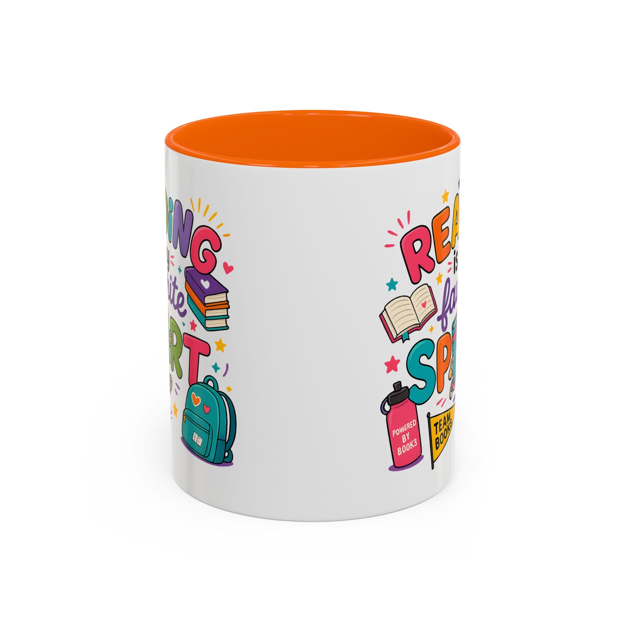 Reading Is My Favorite Sport Coffee Mug — Cute Book Lover Gift (11/15oz)