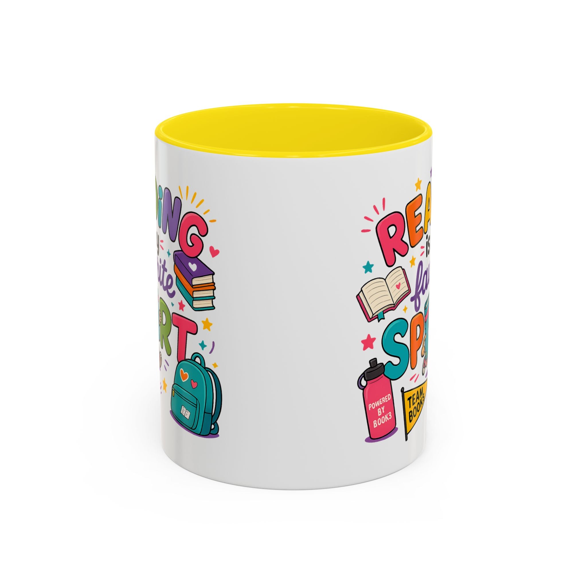 Reading Is My Favorite Sport Coffee Mug — Cute Book Lover Gift (11/15oz)