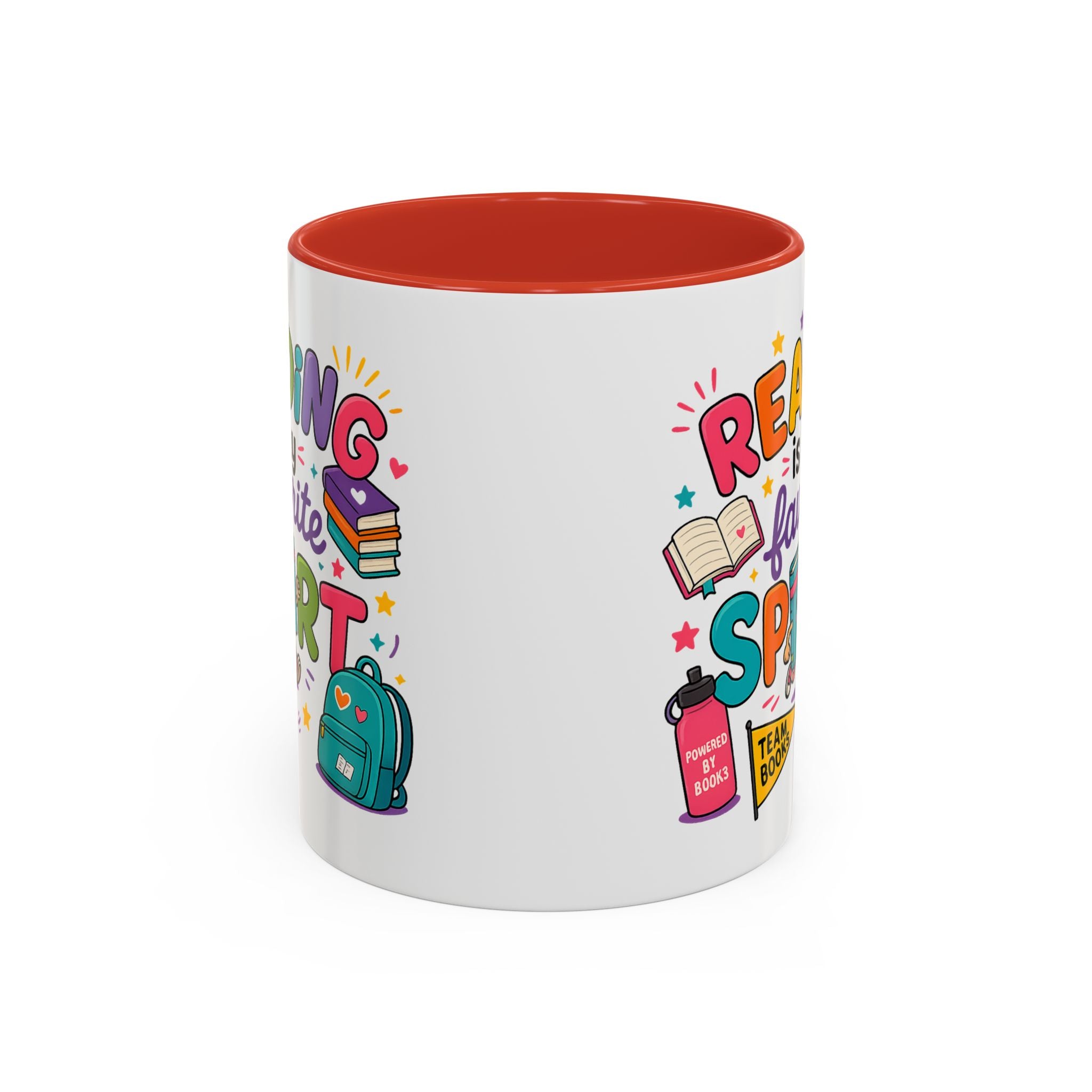 Reading Is My Favorite Sport Coffee Mug — Cute Book Lover Gift (11/15oz)